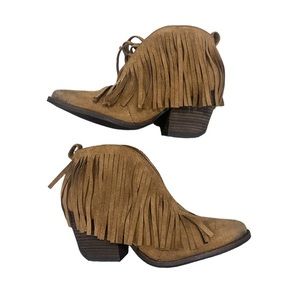Coconuts by‎ Matisse Lambert Booties in Saddle Size 7